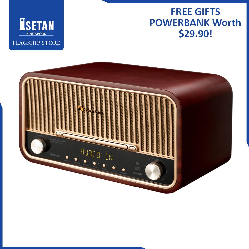 Nakamichi Heritage 820 FM Radio Clock Speaker